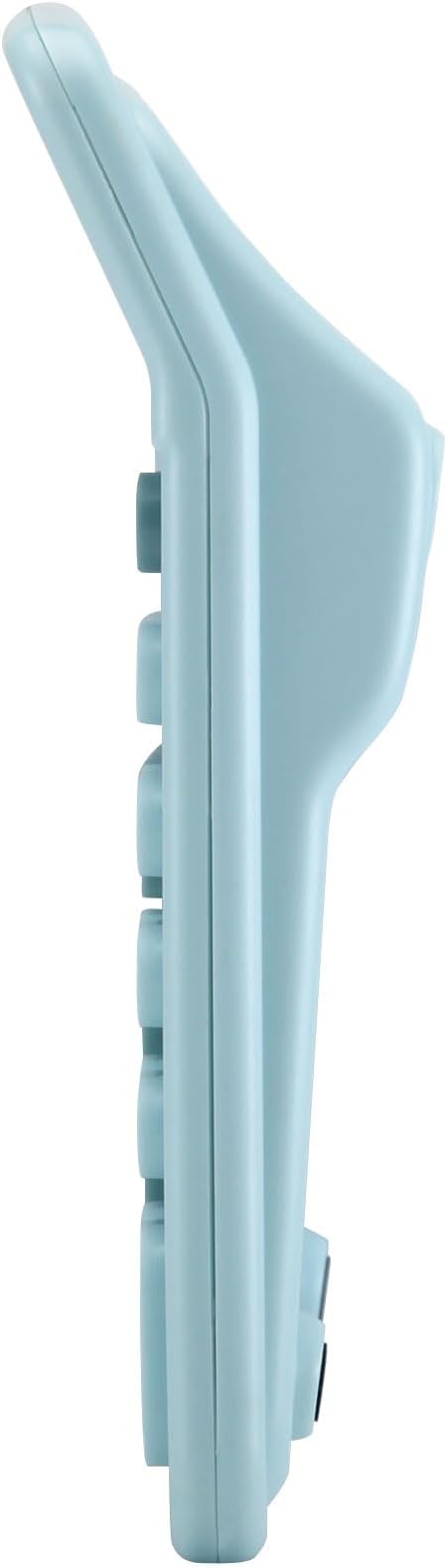 Desk Calculator 12 Digit Office Calculators with Large Screen Display, Dual Solar Power and Battery, Recessed Big Button Calculator for Office Home School（Blue）