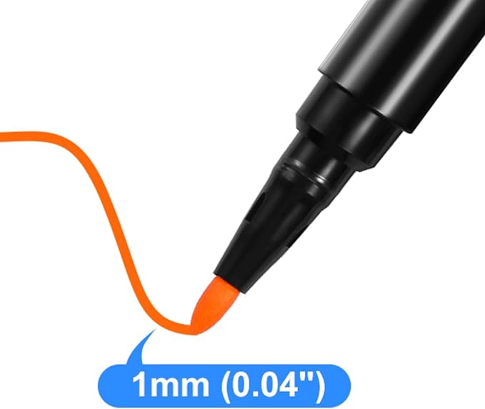 Liquid Chalk Markers for Acrylic Fridge Calendar Planning Board Clear Glass Dry Erase Board Refrigerator Whiteboard for Window/Mirror, 14 Pack, 7 Vibrant Colors, 1mm Fine Points, Easy Wet Erase