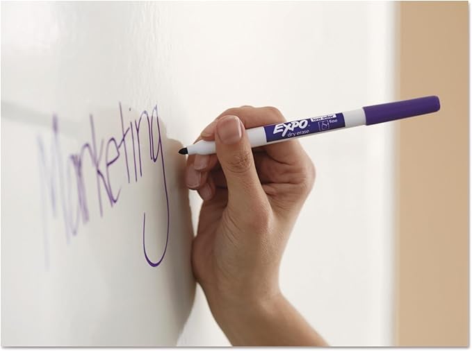 EXPO 86002 Sanford EXPO Low Odor Dry Erase Marker Fine Point Red Box of 12