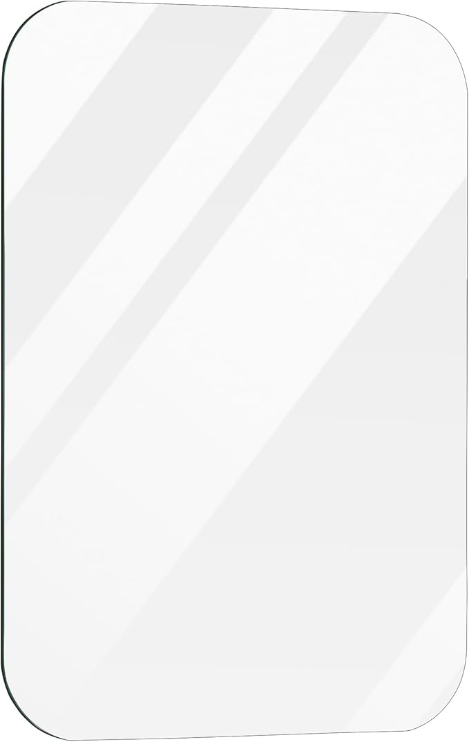 Magnetic Locker Mirror 5.5''x7'' Small Real Glass Makeup Mirror with Magnetic Backing Cute Locker Decorations for Office Cabinet Lockers Accessories