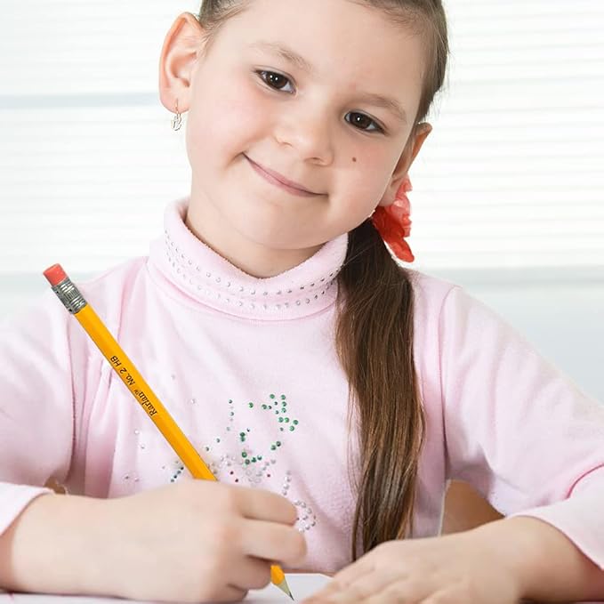 Wood-Cased #2 HB Pencils, Pre-sharpened, 200 Count Bulk Pack