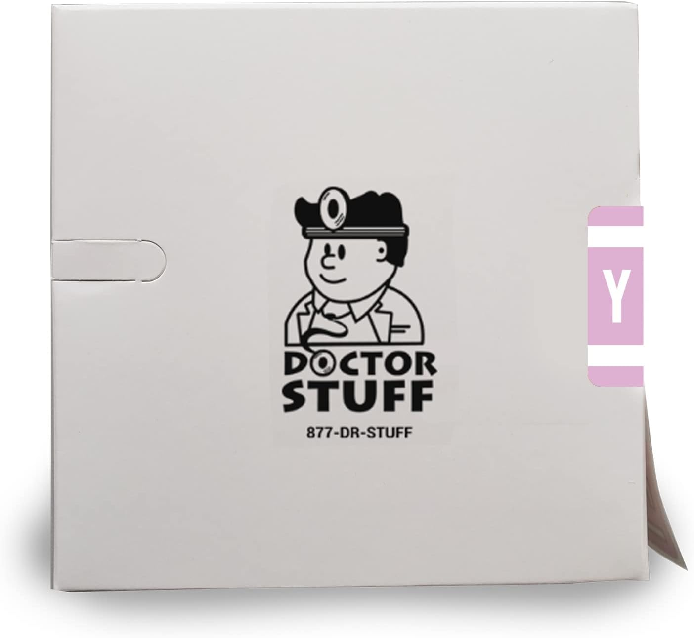 Doctor Stuff - File Folder Labels, Alphabet Letter Y, Compatible with Smead Alpha Z Acc/ACCS - SMSM Series Alpha Stickers Lavender, 1-5/8" x 1”, 250/Roll