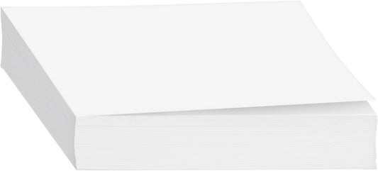 White Memo Sheets, 20lb Paper, 500 Sheets Per Pack (5 x 7)