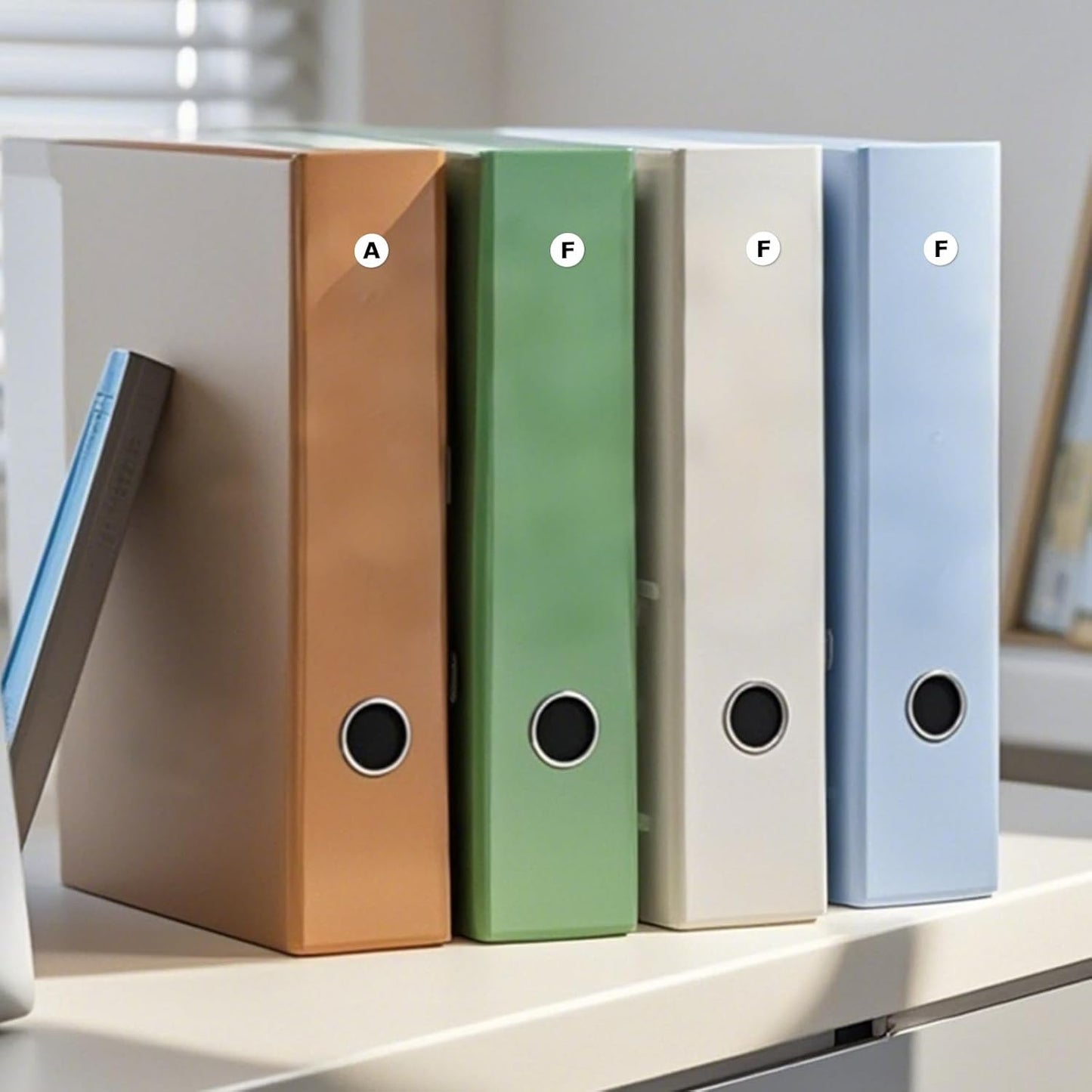 Letter F Round Labels 0.5 Inch Vinyl Circle Capital Alphabet Stickers Self-Adhesive Removable Waterproof Dots Tags for Home Office Inventory 1000 PCS