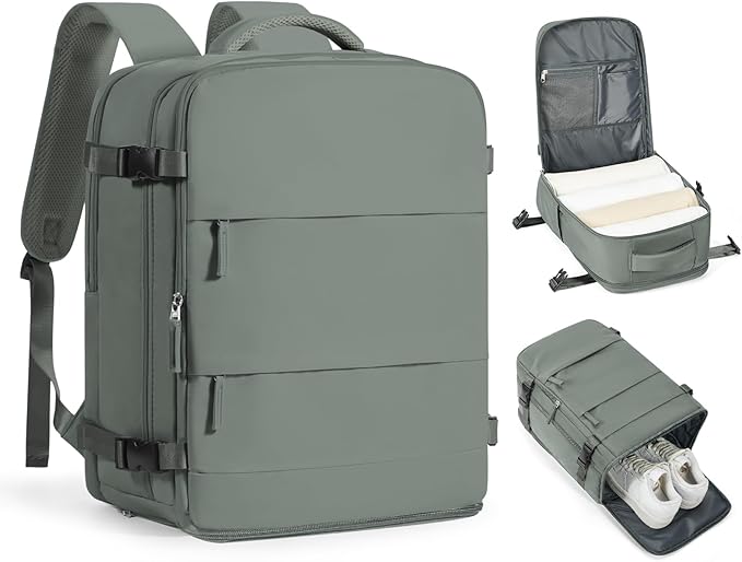 Large Travel Backpack for Women Airline Approved Carry on Backpack for Airplanes Mochila De Viaje Spirit Airlines Personal Item Bag 18x14x8 Personal Item Travel Bag Backpack for Traveling on Airplane