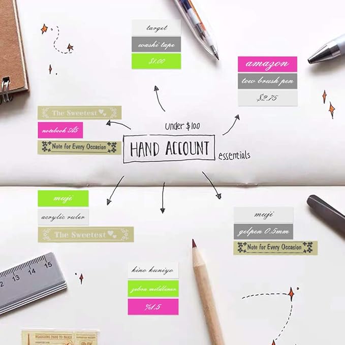 COLORTY Replacement for Brother P-Touch Label Maker Tape TZe 12mm 0.47 Laminated Compatible with Brother P Touch Label Maker PT-D210 PT-H110 PT-D400AD PT-P710BT TZe-231 Pastel Tape Cassette, 6 Pack