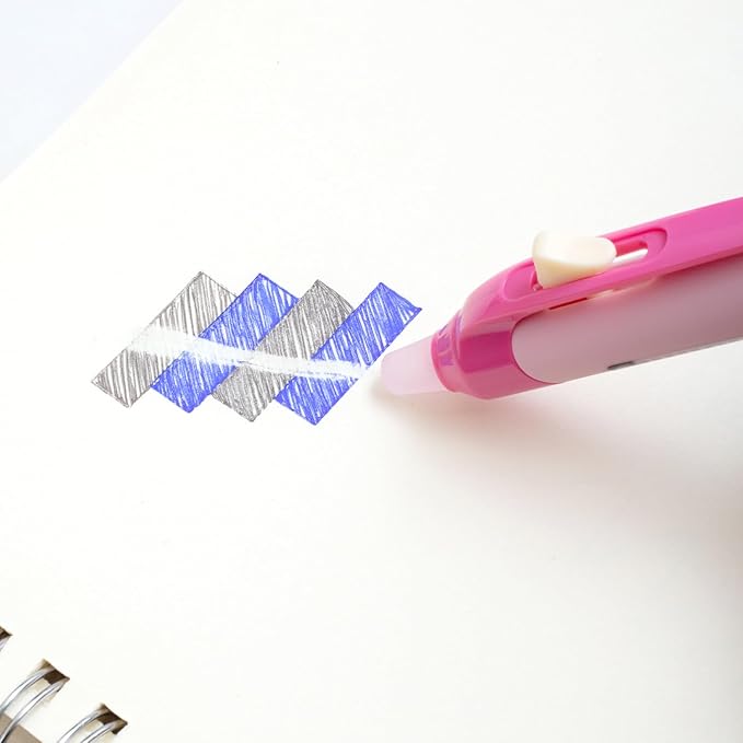 M&G 6 PCS Retractable Erasable Gel Pens, 0.5mm Black Ink Gel Pen, Fine Point Erasable Pen Make Mistakes Disappear, Premium Comfort Grip Note Taking and Crossword Puzzles