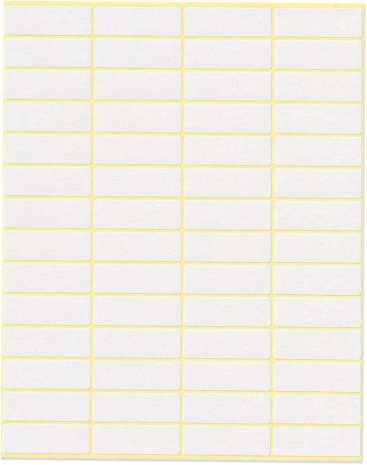 dealzEpic - Self-Adhesive Writable Blank Paper Label Stickers - 13x38mm