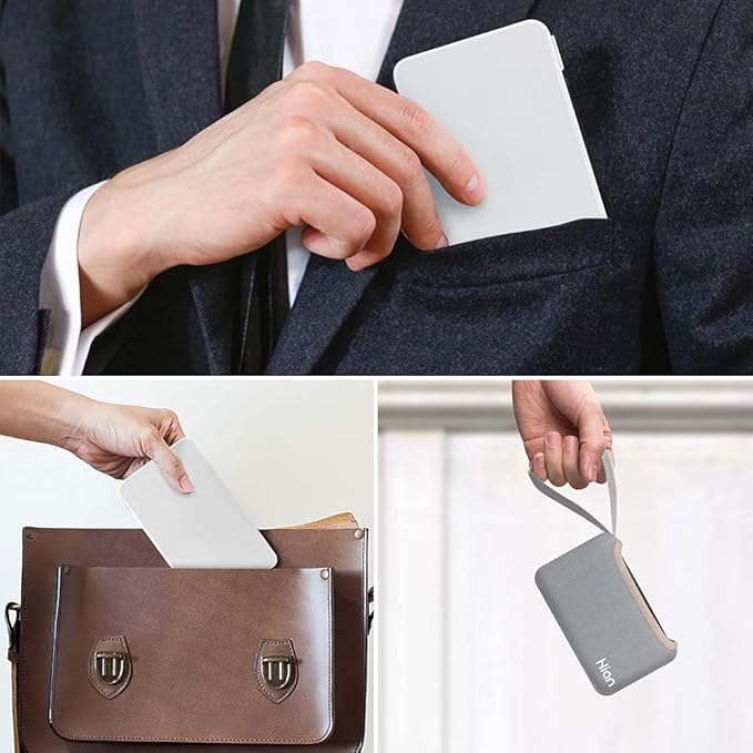 Hion Calculator,12-Digit Large Display Office Desk Calcultors with Erasable Writing Table,Rechargeable Hand held Multi-Function Mute Pocket Desktop Calculator for Basic Financial Home School (White)