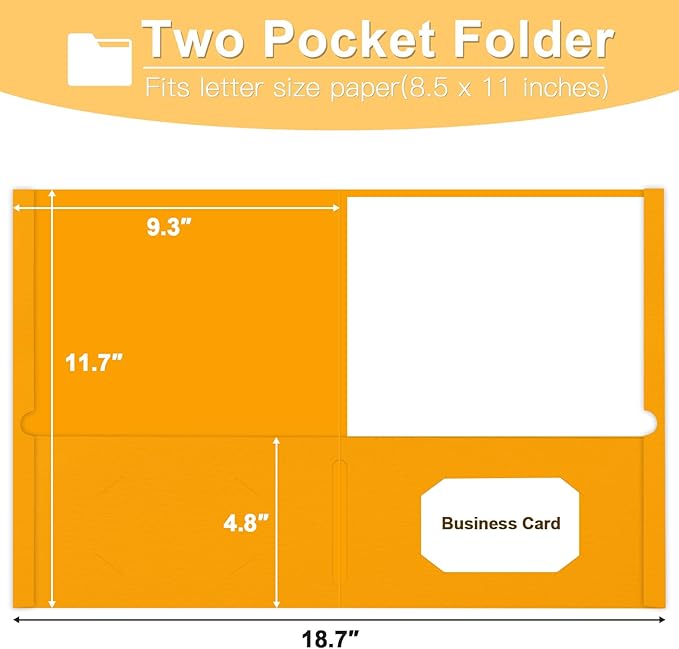 Folders with Pockets, LAYZZ 30 Pack Paper Pocket Folders, 2 Pocket File folders Fits Letter Size Paper, for School Office and Home, Assorted 6 Colors