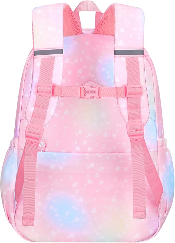 Girls Backpack,Backpacks for Girls,Kids Backpack with Compartments Elementary School Bag For Girls School Backpack(Purple)