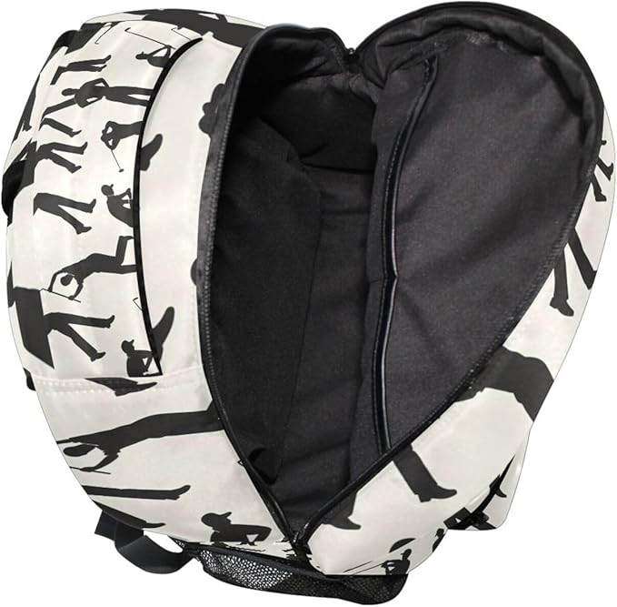 Baseball Player Backpack for School Student Laptop Travel School Bag for Boys Girls Daypack