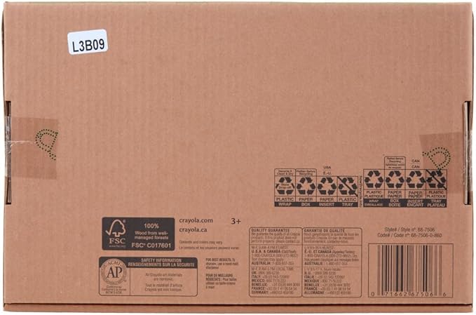 Crayola Colored Pencils Classpack (240ct), Must Have Teacher Supplies, Bulk Colored Pencils for School Classrooms, 12 Colors, Back to School Essentials