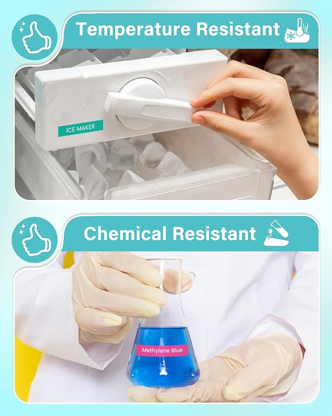 Colorty Replacement for Brother P-Touch Label Maker Tape TZe 12mm 0.47 Ribbon Laminated TZ Colored Refills Compatible with Brother P Touch PT-D210 D220 H110 1000 1280 D400 Cube, 1/2" x 26.2', 6 Pack