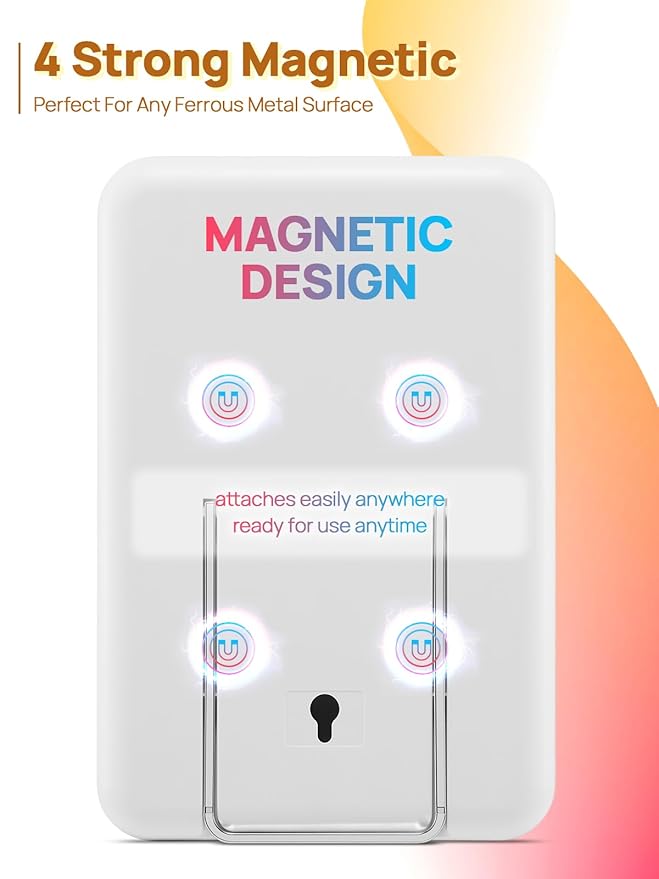 OMIRO Magnetic Locker Mirror for School, 8 x 5 inches Desk Makeup Mirror with Foldable Stand and Hanging Hole for Shaving, Strong Magnets for Secure Attachment