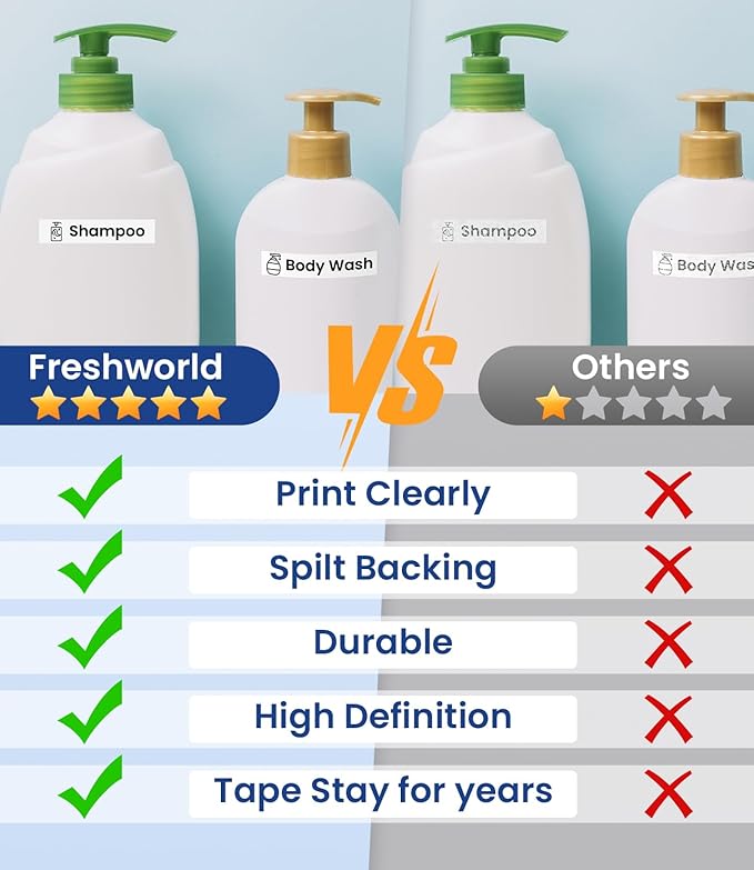 4-Pack Compatible for Brother Label Maker Tape TZe-231 TZ-231 for P Touch Label Tape 12mm 0.47 White TZ, Work for Ptouch PT-D210 PT-H110 PT-D600 PT-D220 PT-D410 1280 1290,Black on White Tape 8m 26.2ft