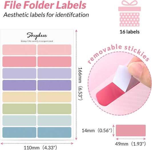 SKYDUE Pink School Office Supplies, Accordion File Organizer - 7 Pocket Letter Size Expanding Folder for School & Office - Portable Document Organizer