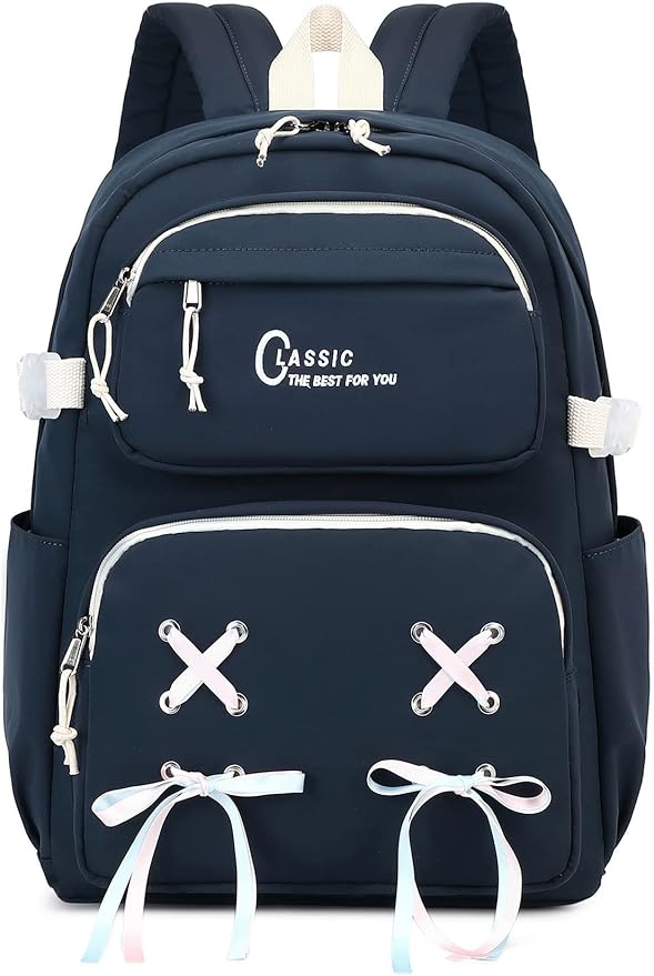 Casual School Bookbag Travel Backpack for Teen Girls