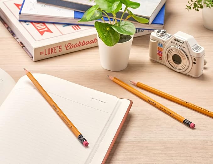 Bostitch Office Premium #2 Pencils, American Cedar Wood, Pre-Sharpened, HB Graphite, 48-Pack