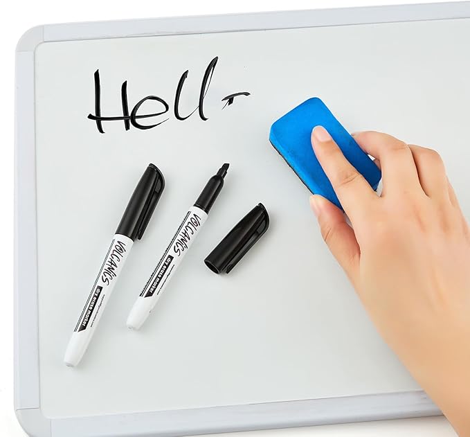 Volcanics Black Chisel Tip Whiteboard Markers 80 Pack, Dry Erase Markers Bulk for White Board, School, Office, Classroom, Low Odor, Bold Black Ink, Large Quantity for Teachers and Businesses