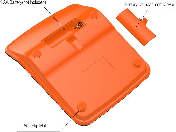 Helect Calculator, Standard Function Calculator (Orange)