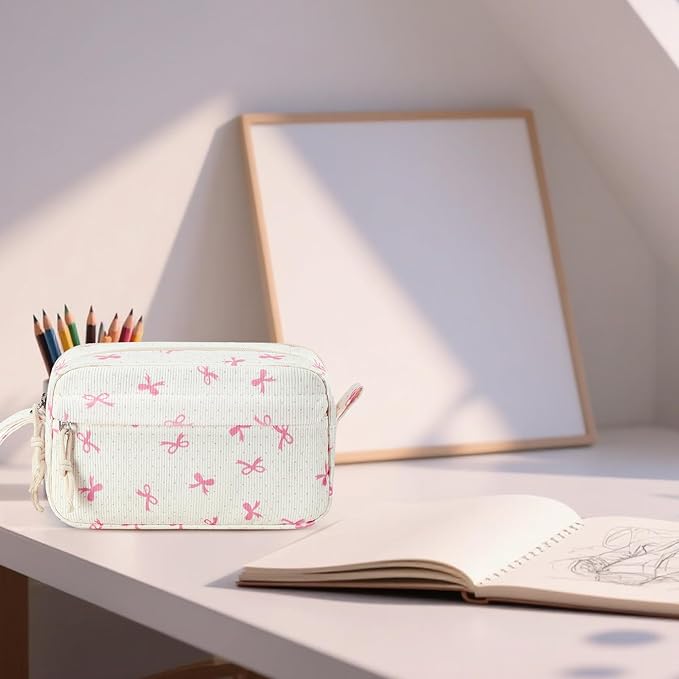 Bluboon Big Capacity Pencil Case Pencil Pouch Pen Case School Supplies Cute Pencil Box Pencil Bag for Teen Girls Boys Women Man