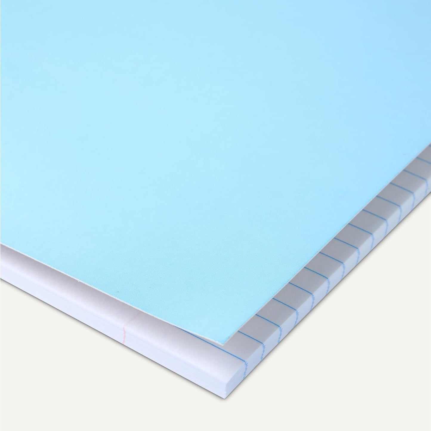 Amazon Basics College Ruled Spiral Notebook, 70 Sheets, 10.5" x 8", Light Blue, 2 pack