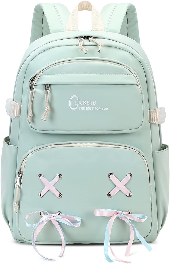 Casual School Bookbag Travel Backpack for Teen Girls