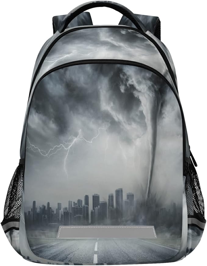 Magic Tornado Backpack for Girls Kids Boys School Bookbags,Student Laptop Backpack Carrying Bag Casual Lightweight Travel Sports Day Packs