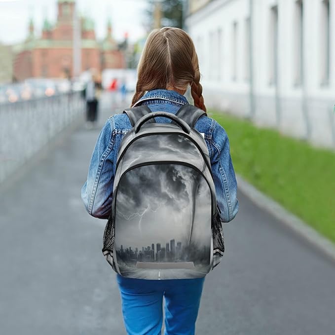 Magic Tornado Backpack for Girls Kids Boys School Bookbags,Student Laptop Backpack Carrying Bag Casual Lightweight Travel Sports Day Packs