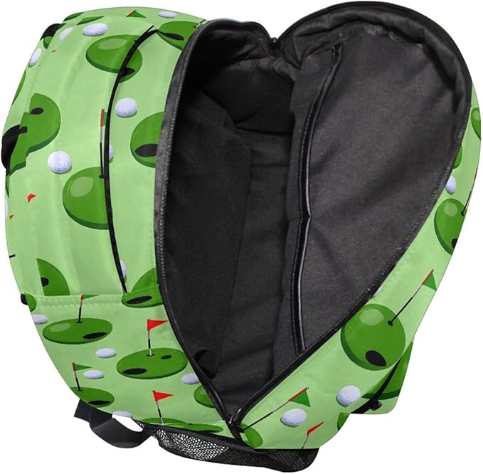 Golf Ball Backpack for School Student Laptop Travel School Bag for Boys Girls Daypack