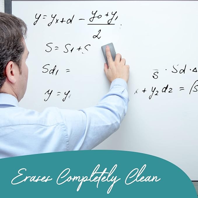 Dry Erase Markers, Whiteboard Markers Fine Tip and Chisel Tip, 8 White Board Marker Dry Erase, Mixed Tip 4 Thick and Thin White Board Marker for School Supplies, Teachers and Students