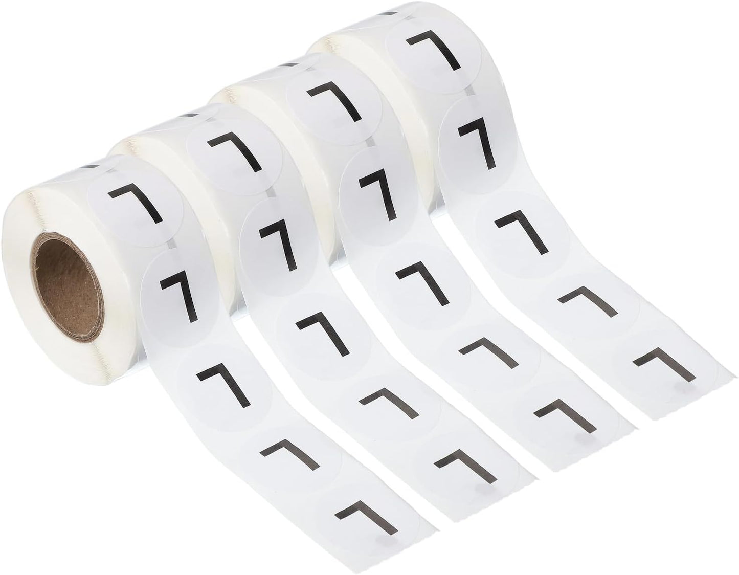 PATIKIL 1" Letter L Stickers, 4 Rolls Self-Adhesive Alphabet Round Circle Dots Labels for Organization Storage Inventory Boxes Scrapbook Craft 2000 Pcs Total