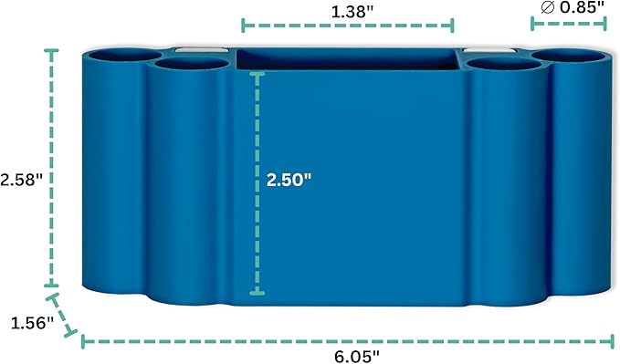 Glassboard Studio Magnetic Dry Erase Marker Holder - Super Strong for Magnetic Glass Whiteboard or Fridge - 2 Large Neodymium Magnets - No Slip Grip - Eco-Friendly PLA Plastic (Spring Green, KIT)