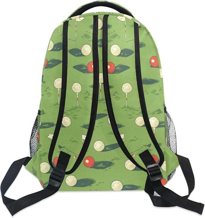 Golf Backpack for School Student Laptop Travel School Bag for Boys Girls Daypack