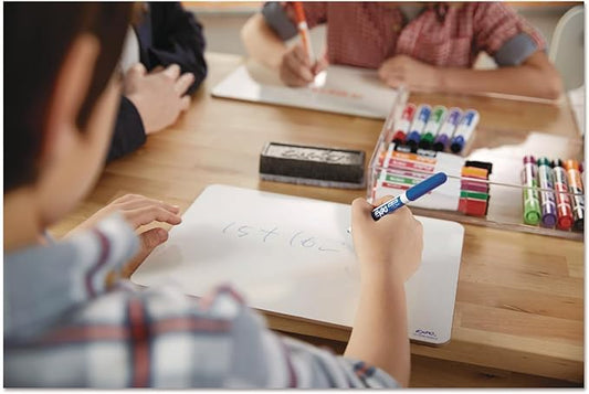 EXPO Low Odor Dry Erase Markers Ultra-Fine Tip Assorted Colors 8 Count