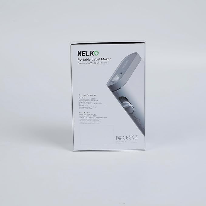 Nelko Label Maker Machine with Tape, P21 Bluetooth Label Printer, Wireless Mini Label Makers with Multiple Templates for School Office Home, Green