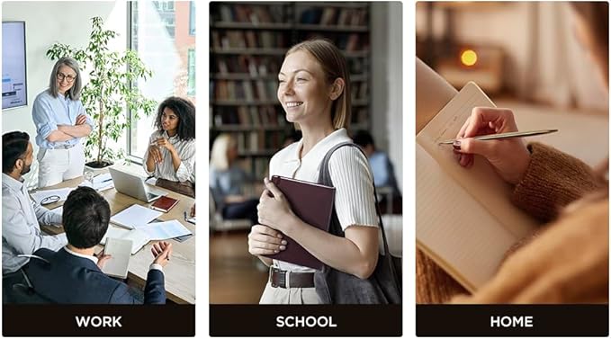 &And Per Se Lined Journal Notebook, 160 Pages, A5 5.7 x 8 inches College Ruled Thick Paper Notebook Journals for Writing, Hardcover Notebooks for Women Men Office School (1 Pack, Chocolate)