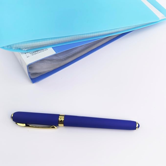 Fengtaiyuan B10P18Prox6, Gel Pens, Blue Ink, Bold Point 1.0mm, Writting Pens, Smooth, 6 Pack (B10P18Prox6)