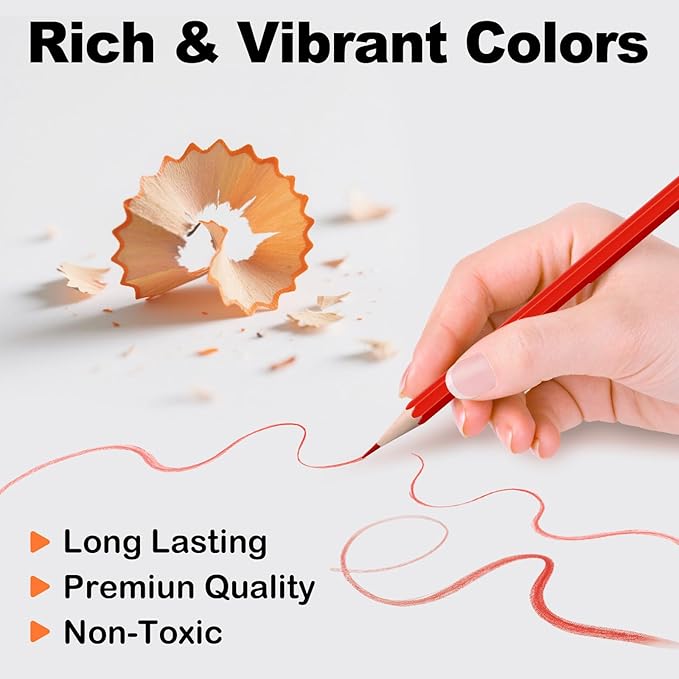 Colored Pencils Bulk 432 Count, Pre-Sharpened Color Pencils for Kids and Adults, 32 Packs Color Pencil Set 12 Colors, Bulk Art Supplies for Teachers, Back to School Supplies, Classroom Prizes