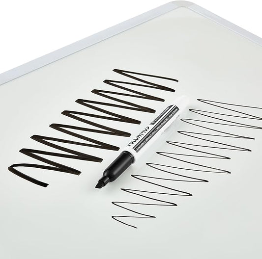 Volcanics Black Chisel Tip Whiteboard Markers 80 Pack, Dry Erase Markers Bulk for White Board, School, Office, Classroom, Low Odor, Bold Black Ink, Large Quantity for Teachers and Businesses