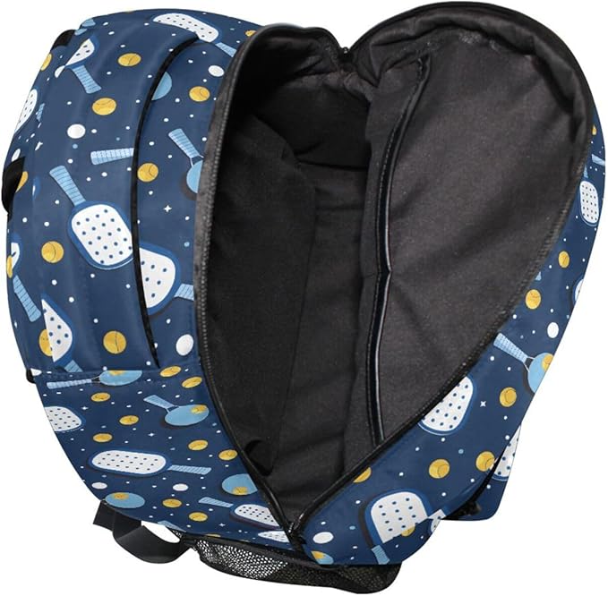 Pickleball Backpack for School Student Laptop Travel School Bag for Boys Girls Daypack
