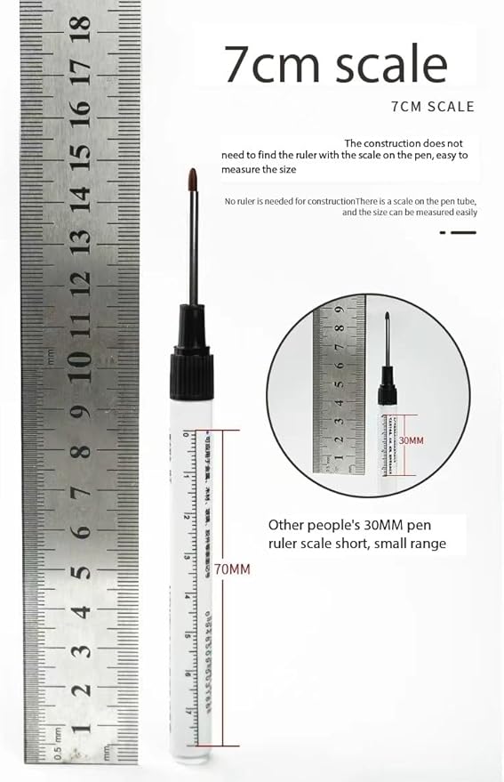 Long Head Deep Hole Marker, 20mm/30mm/45mm head deep hole marker 2025 Upgrade, Permanent, Quick-dry, Waterproof Long Nib, Colorful Carpenter Deep Reach Markers, 4 Color Set (32MM LONG HEAD)