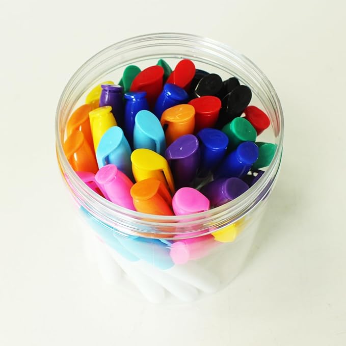 SKKSTATIONERY 36-Pcs Mini Dry Erase Markers, Whiteboard Markers, Marker Pens 3.5'', Markers