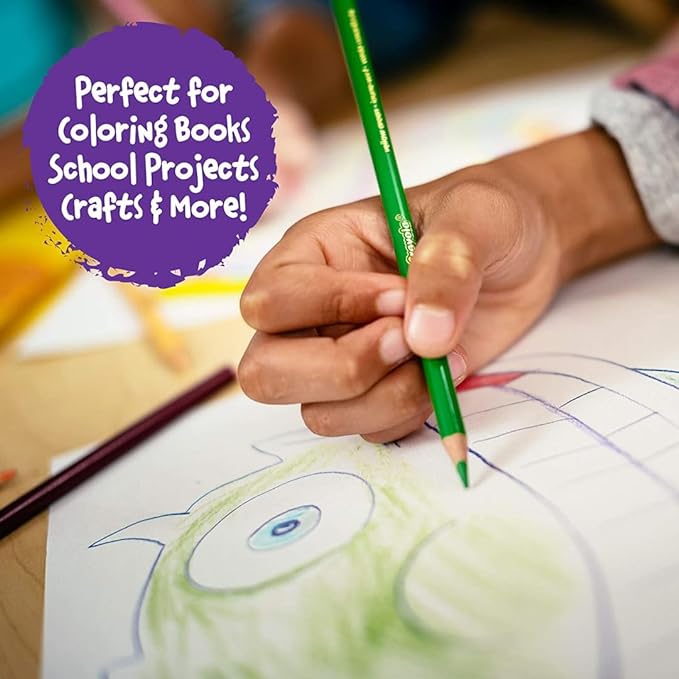 Crayola Colored Pencils Set for Kids (120ct), Bulk Art Supplies for Kids, Back to School Essentials, Teacher Classroom Must Haves, Coloring Book Pencils