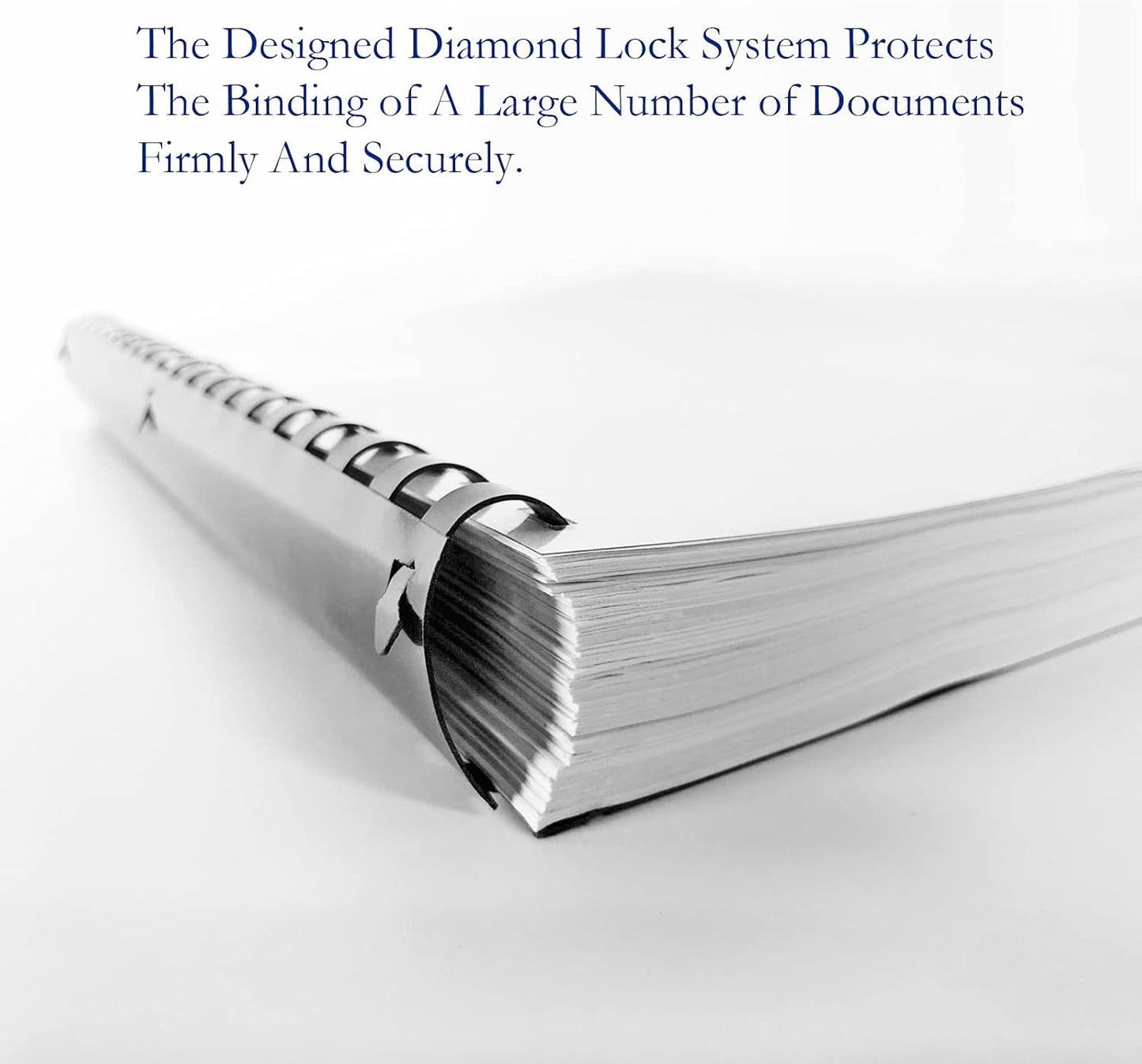 TOTiyea 50 Pack 19 Ring Plastic Binding Combs, 2 Inch Diameter, 450 Sheet Capacity, Letter Size, Black Comb Binding Spines