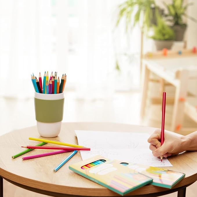 THE TWIDDLERS 10 Pack of 12 Colored Pencils Bulk, 120 Count, Pre-sharpened Mini Coloring Pencils for Kids, Back to School Supplies for Teachers, Classroom Prizes, Party Bag Fillers