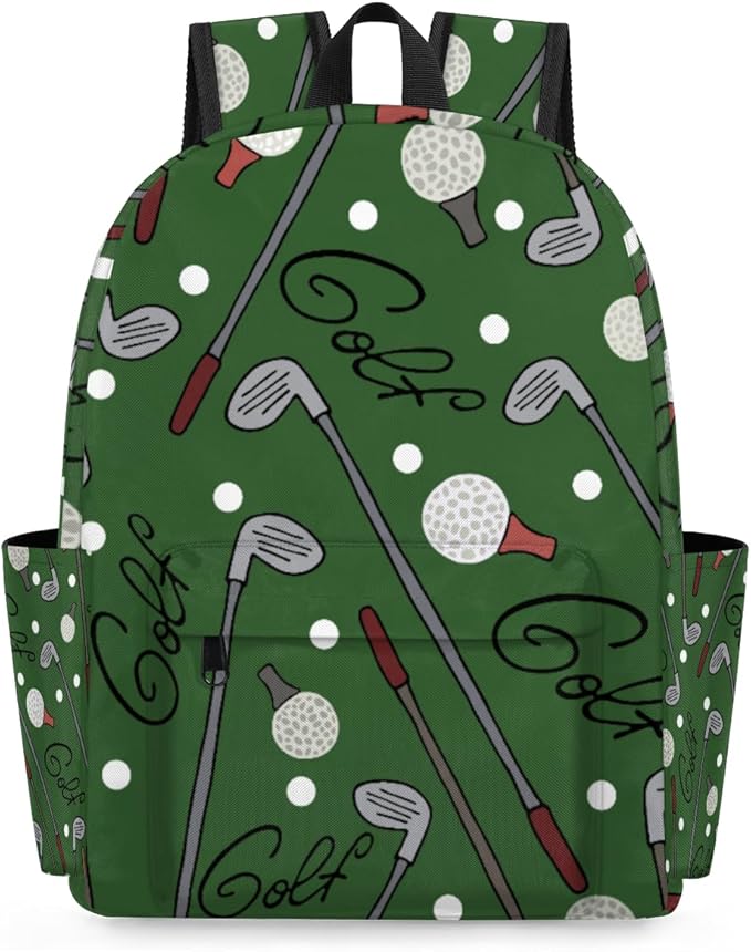 Golf Sport Kids Backpack for Boys Girls Sport Golf Ball Preschool Toddler Backpack Kindergarten Nursery Bookbag Travel Children Lightweight School Bag