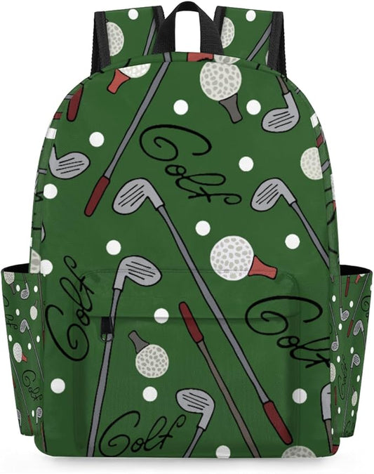 Golf Sport Kids Backpack for Boys Girls Sport Golf Ball Preschool Toddler Backpack Kindergarten Nursery Bookbag Travel Children Lightweight School Bag