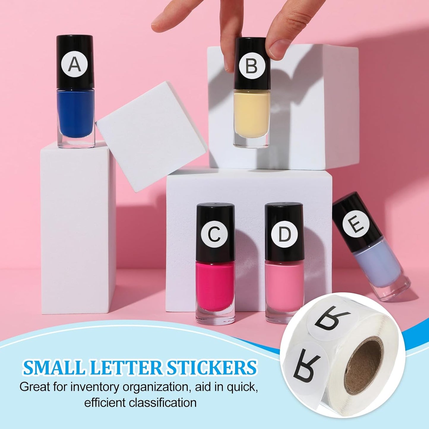 PATIKIL 1" Letter R Stickers, 4 Rolls Self-Adhesive Alphabet Round Circle Dots Labels for Organization Storage Inventory Boxes Scrapbook Craft 2000 Pcs Total